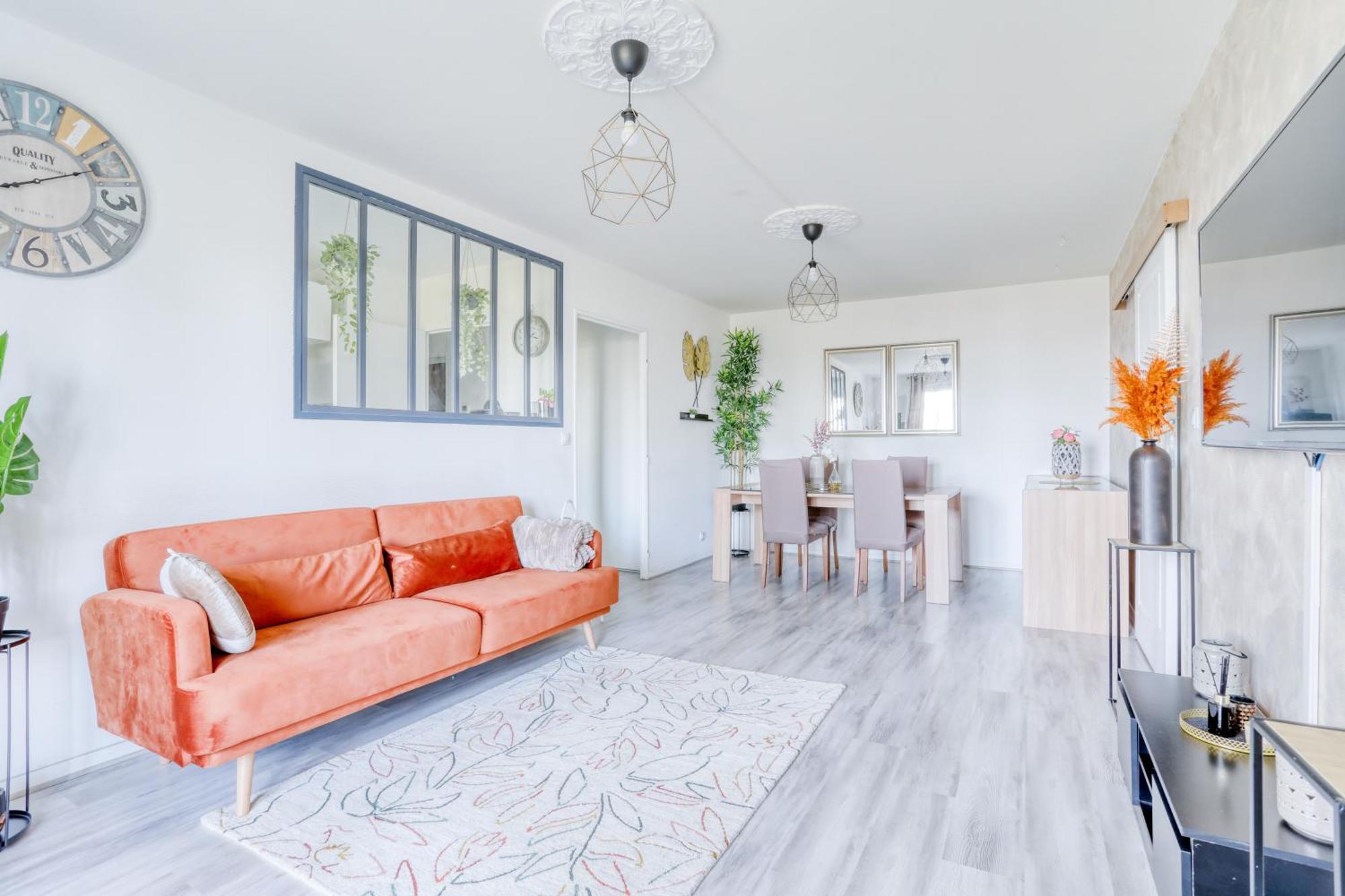 Apartment Le Warm Cocon - Spacieux T3 - 5 Personnes - Wifi Et Parking